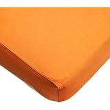 TL Care Supreme 100% Jersey Knit Crib Sheet, Orange