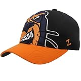 Zephyr Tennessee Volunteers Black-Tennessee Orange Masquerade Fitted Hat (7 1/8)