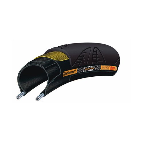 Continental Grand Prix 4000 Bicycle Tire with Black Chili (650x23, Black)
