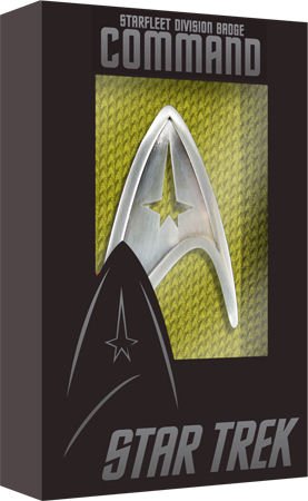  Starfleet Division Badge - Command Rank -- Star Trek Movie