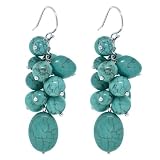 Sterling Silver Turquoise Drop Earrings