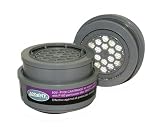 AO Safety 50533 8051-P100 Organic Vapors and P100 Filter Cartridges for 8000-Series Respirators, 10-Pack