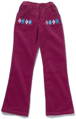 My Twinn Girl's Pink Argyle Corduroy Pants