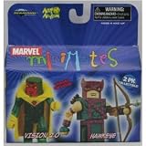 Marvel MiniMates Series 20 Mini Figure 2Pack Hawkeye & Variant Vision 2.0