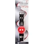 Removable Silicone Ball Gag (Red) 2in. $34.88