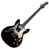 Hagstrom Viking 2P Electric Guitar, Black