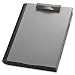Officemate  Recycled Double Storage Clipboard/Forms Holder, Plastic, Gray/Black (83357)
