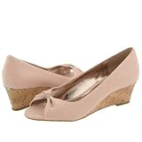 Ladies Etienne Aigner Open-Toe Wedge, Diana - Stucco by Etienne Aigner