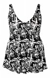 Locker Floral One Piece Plus Size Swimdress Swimsuit - Plus Size Swimwear Plus Size Swimsuit