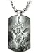 Garuda Dogtag Pendant Necklace w/Chain and Giftbox