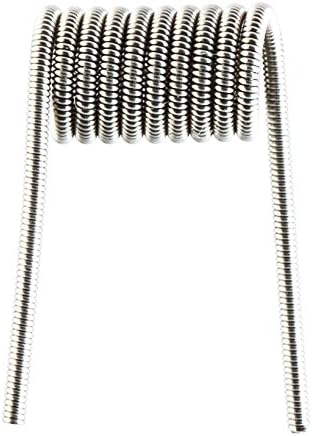 E-Quip The Coil Kit (10) Pre-Built 26g Nichrome Clapton Series Coils &amp; Japanese Cotton