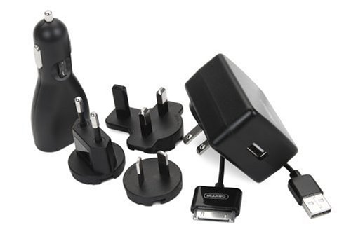 Electronics: Griffin 6080 PWRDOTB PowerDuo 12V Travel Charger and AC charger with International Adapters Black