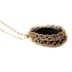 Onyx Necklace by Orit Haddad
