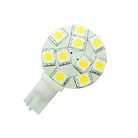 T10 Base 10 SMD 5050 LED Warm White Side Pin10-30V DC Bulb, 1438WW