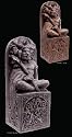 Seated God Statue - Stone Finish
