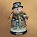 Thomas Kinkade Christmas Memories Snowman Issue # 4