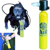 New 1.7CF Spare Air Emergency Air Supply for Scuba Diving (Tank/Reg Only)