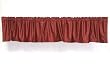 Maroon Velvet Rod Pocket / Pole Top Valance