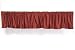 Maroon Velvet Rod Pocket / Pole Top Valance