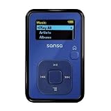 SanDisk Sansa Clip+ 4GB MP3 Player with Radio and Expandable MicroSD/SDHC Slot - Blue