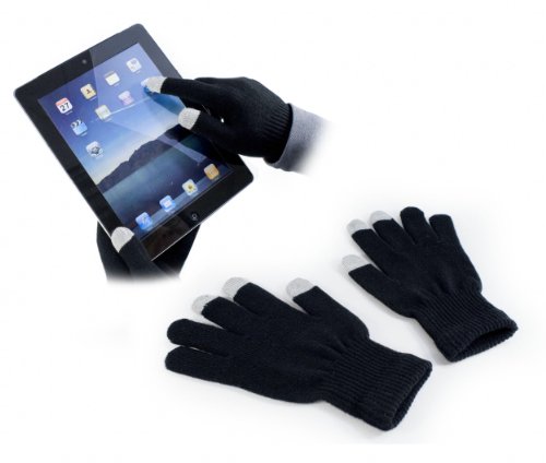 E-volve Touch-Glove Capacitive Material Cold Weather Gear (Black)