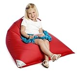 Der superknuffige Kindersitzsack von sit on it Kindersitzkissen in Rot 100x65 cm