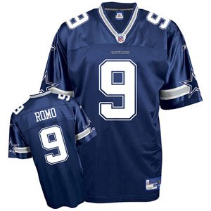 Dallas Cowboys Tony Romo Replica Team Color Jersey - Medium