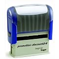 Stempel Trodat/Imprint-logo No.3 - Adressstempel Firmenstempel Stempelautomat incl. professieneller Gestaltung einer individueller Textplatte f�r bis zu 6 Zeilen, integriertes Stempelkissen