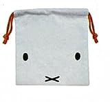 スモールプラネット dick bruna 巾着 ミッフィーフェイスWH H20×W20cm マルチカラー 本体:綿、紐:ポリエステル MFKN02