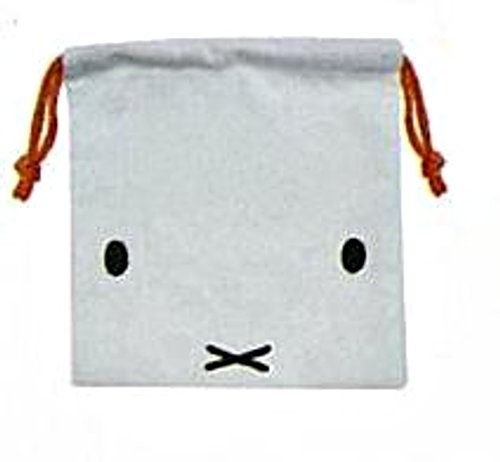 スモールプラネット dick bruna 巾着 ミッフィーフェイスWH H20×W20cm マルチカラー 本体:綿、紐:ポリエステル MFKN02