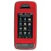 LG Voyager VX-10000 VX10000 Red Rubberize Texture Snap-On Case Cover with Removable Swivel Belt Clip