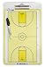 Sporting Goods : Coaches Basketball Clipboard with Line-up Chart