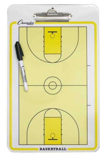 Childrens Toyshop  Sporting Goods : Coaches Basketball Clipboard with Line-up Chart