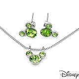 Disney Crystals Stud Women Jewelry Set. Length 8 in. Total Item weight 1.7 g.