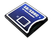 SHOPDIGI : SD/SDHC/MMC/Eye-Fi card to Compact Flash CF Type II Adapter for Professional DLSR Digital SLR Camera PDA Pocket PC