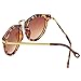 HuaYang Unisex Fashion Vintage Aviator Sunglasses Glasses Shades Goggles(Leopard)
