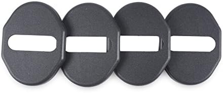 LXD-00028 New 4pcs Car Door Striker Cover Lock Protector Case for Mitsubishi ASX Pajero Outlander Mazda 6 MX-5 2009 2010 2011 2012 2013+