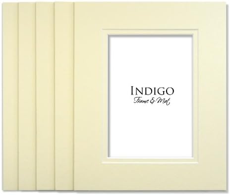 SET of 10 - GREATPACK 12x16 White / White Double Mats- Fit 8x12 Photo Art by GREATPACK MATS