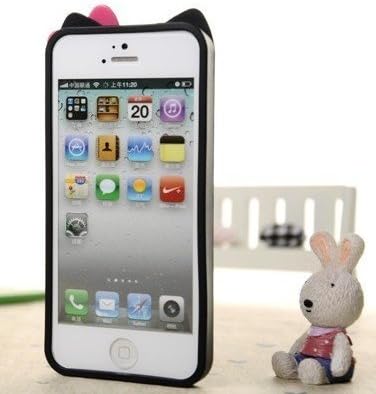 Hello Kitty TPU Leopard & Bow Case for Iphone 5 -- Yellow