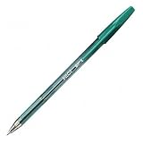 Ballpoint Pen, Refillable, Fine Point, Green, Sold as 1 dozen