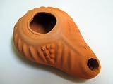 Hand Made Bethany Clay Replica Byzantine Oil Lamp