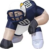 San Diego Chargers Bubba Inflatable Lawn Figurine