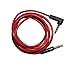 Ledhill 3.5-mm TRRS (Stereo-Plus-Mic) Full Conductor Stereo Audio Cable (Red - M/M L Style (Gold-Plated))