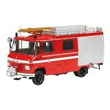 Schuco 450359000 - Mercedes Benz L 409, LF8, Feuerwehr Wasserzell, Limited Edition 2.000 St&uuml;ck, Sammlermodell, 1:43
