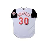 Ken Griffey Jr. Autographed Cincinnati Reds Away/Gray Jersey (UDA) Sports Baseball