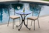 Blue Martini 27.5'' Round Bistro Table w/Beverage Cooler(top+base)