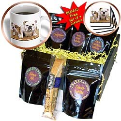 Dogs Bulldog - British Bulldog - Coffee Gift Baskets - Coffee Gift Basket by Decaf Espresso Roast