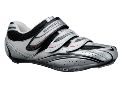 Buy Shimano R077 Road Cycling Shoes, Silver, 43 Best Price.