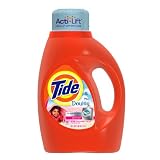 Tide Plus a Touch of Downy, for High Efficiency Machines, April Fresh Scent with Actilift, 24 Loads, 50-Ounce