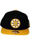 Boston Bruins Mitchell & Ness NHL Black Throwback Vintage Snap back Hat